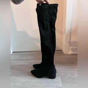 Steve Madden Black Over the Knee Boots